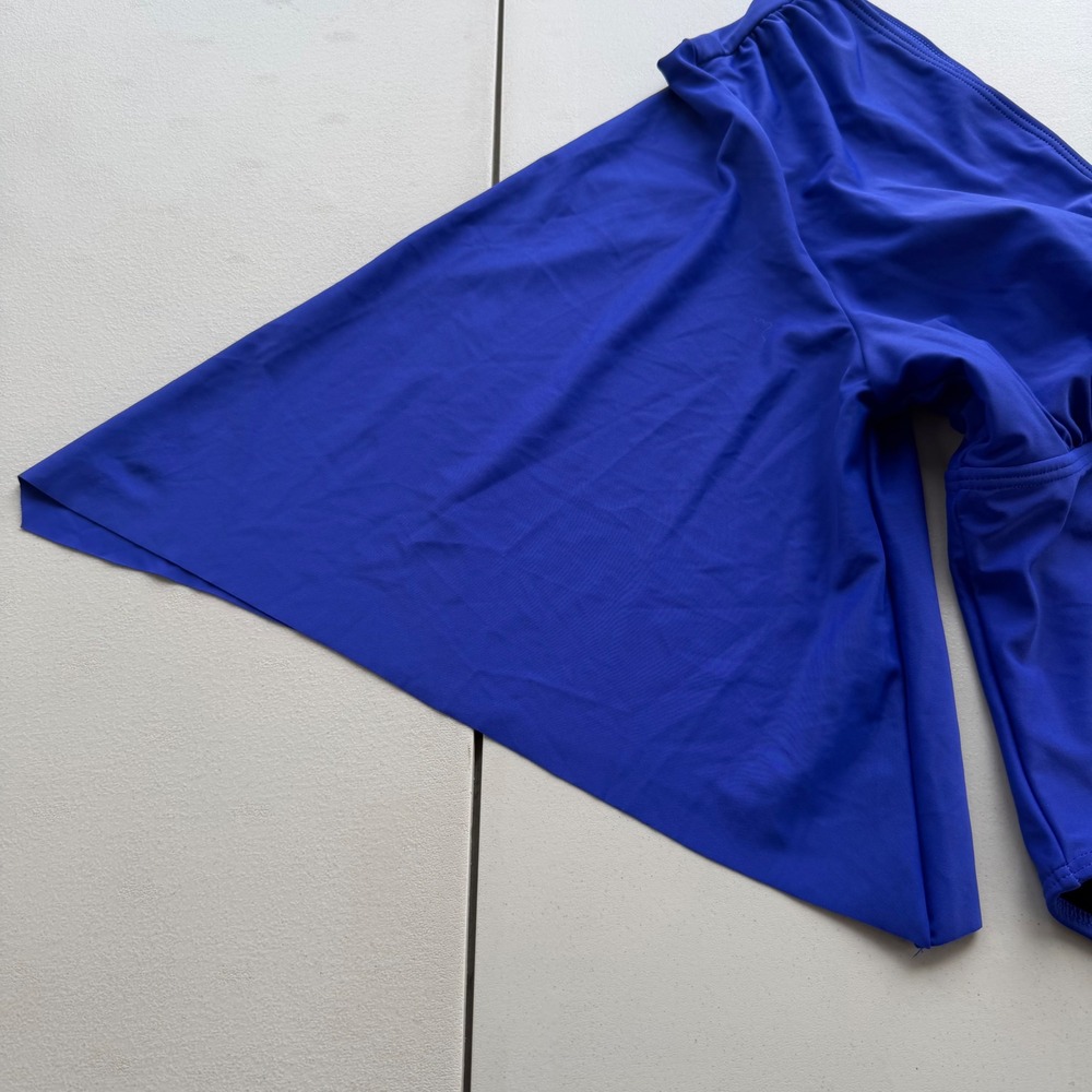 Venus 10 Royal Blue Deep V-Neck Flutter Kimono Sleeve Keeley, One Piece Swimsuit - Picture 6 of 14